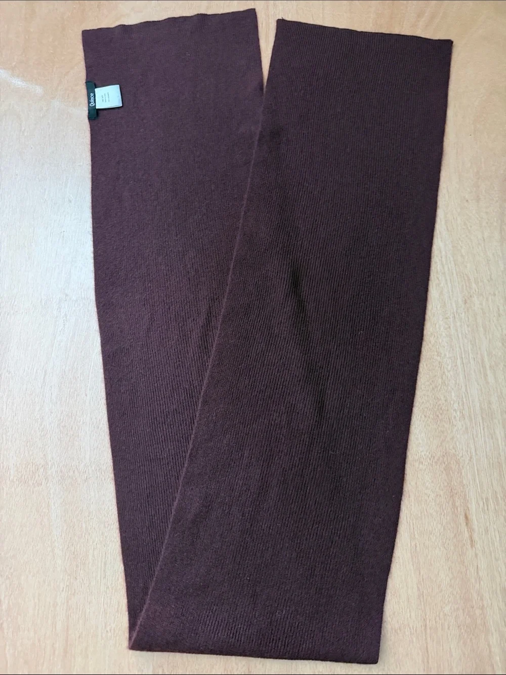 Quince 100% Mongolian Cashmere Scarf 10” x 70” | Rich Burgundy | Unisex